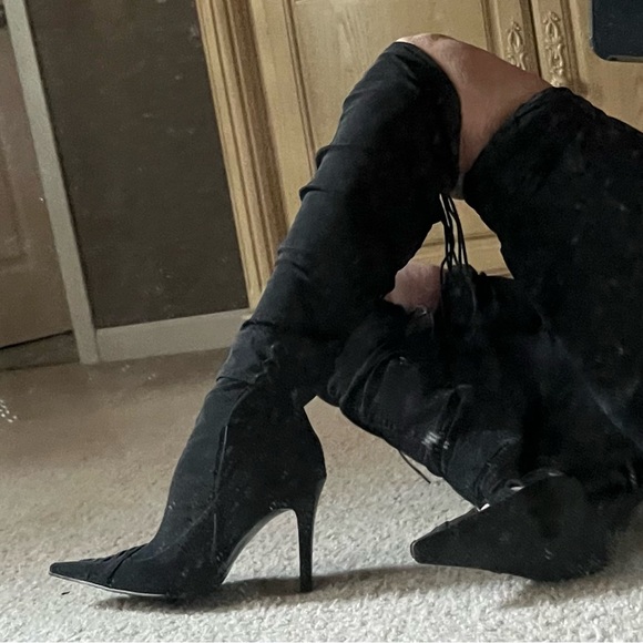 Steve Madden Shoes - Black Spring/Summer Over The Knee Boots